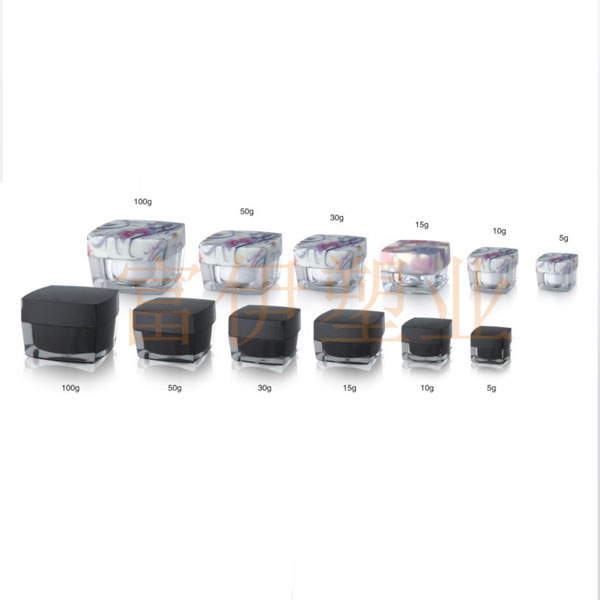 Square Acrylic Jar FY-AO4c